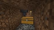 The inside of the farm's simple collection system (Image via Mojang)